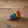 Péndulo orgonita 7 chakras ordenado