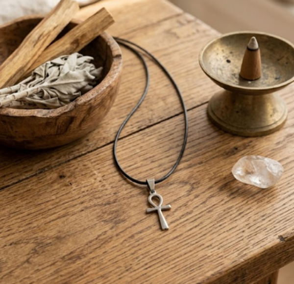Colgante Acero Inoxidable Ankh 32x13mm