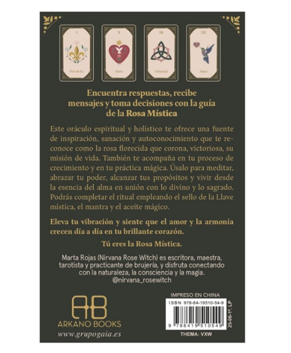 Rosa Mística, El Oráculo – Marta Rojas · Arkano Books