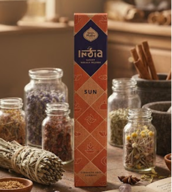 Incienso Masala Sol, fuerza y energía