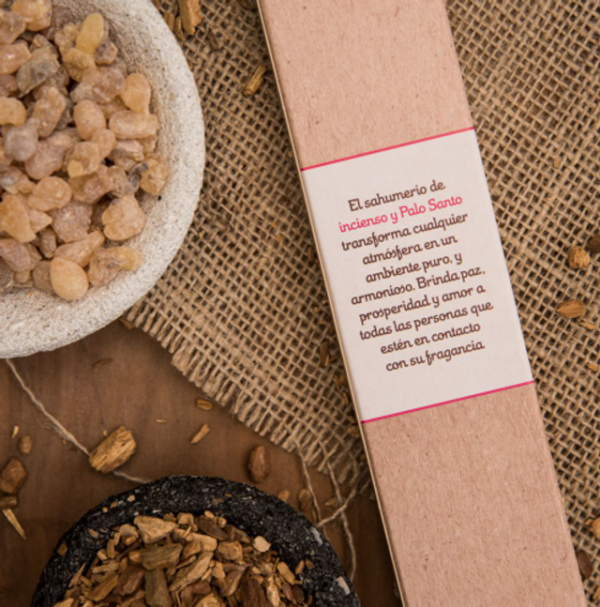Incienso Palo Santo con Olíbano