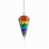 Péndulo orgonita 7 chakras ordenado