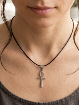 Colgante Acero Inoxidable Ankh 32x13mm